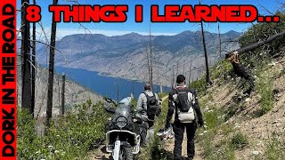 8 Things I Learned on my First BDR Motorcycle Camping Adventure