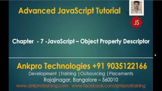 Advanced JavaScript - Chapter 7 - JavaScript - Property Descriptor