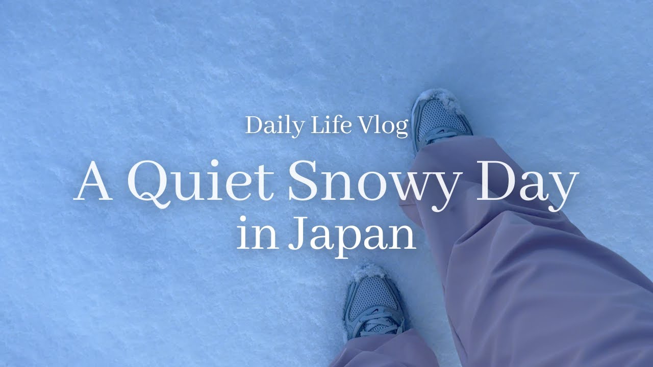 Snowy Day in Japan ❄️ Gym, Home Dinner & Gyoza no Ohsho