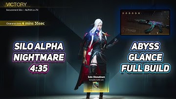 SILO ALPHA NIGHAMRE SOLO FARMING WITH BEST ABYSS GLANCE KAM FROST VORTEX BUILD ONCE HUMAN