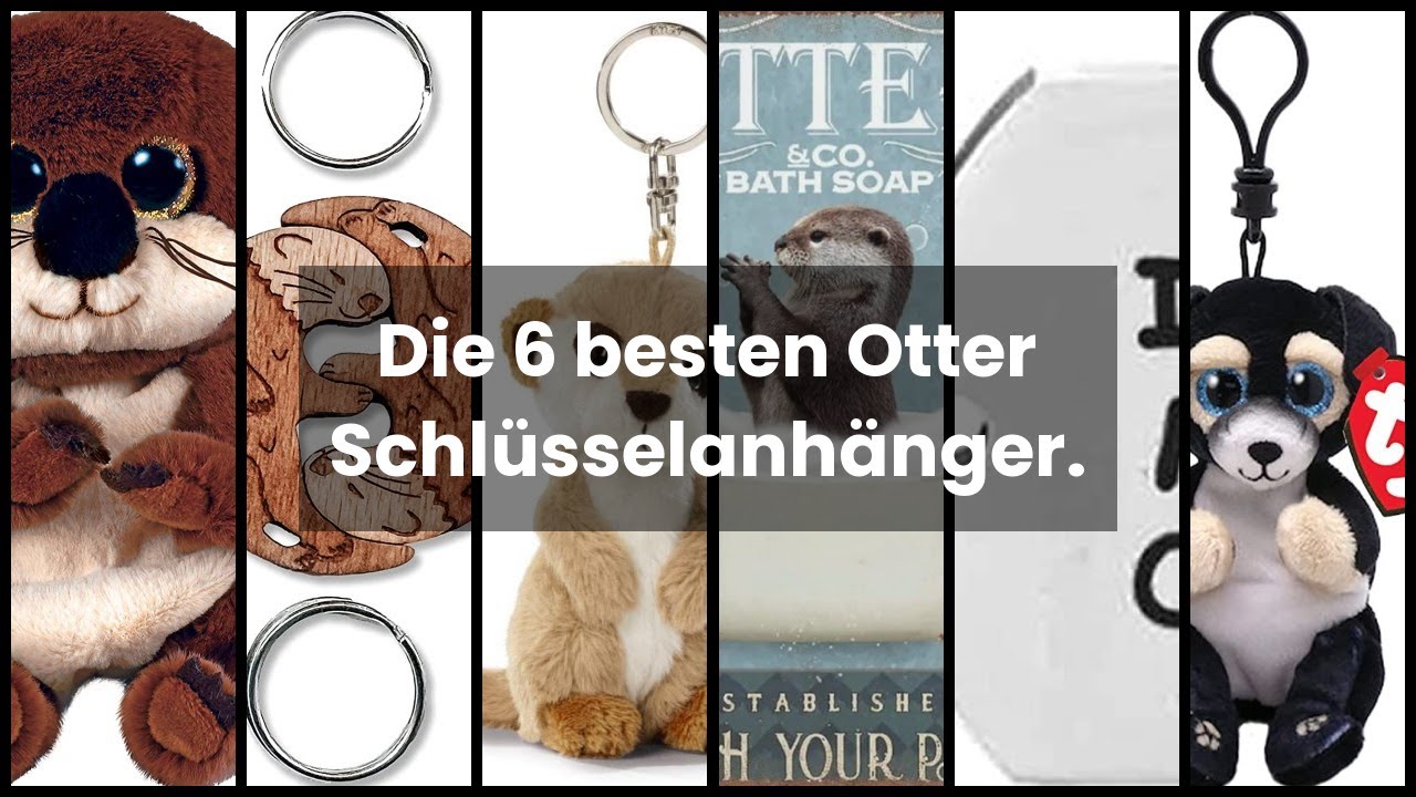 【OTTER SCHLÜSSELANHÄNGER】Die 6 besten Otter Schlüsselanhänger.