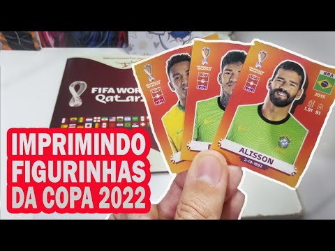 COMO IMPRIMIR DE MANEIRA CORRETA AS FIGURINHAS DA COPA 2022