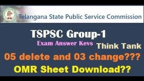 TSPSC GROUP-1 FINAL KEY released || Key analysis || How to download OMR sheet || #TSPSC@GovermentJobalertsalloverIndia