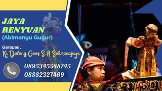 ABIMANYU GUGUR (JAYA RENYUAN) || Ki Dalang Gaos S.A Sukmanajaya