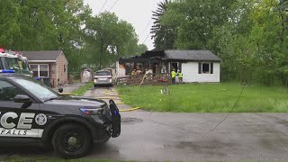 Multiple departments respond to fire in Cuyahoga Falls: 1 person taken to the hospital