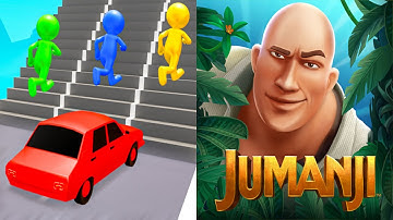 Shape shifting VS Jumanji: Epic Run - All Level Gameplay Walkthrough Android iOS Ep1