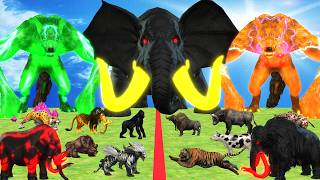 Prehistoric Animals vs Dinosaurs Animals Size Animal Epic Battle Animal Revolt Battle Simulator
