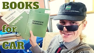 LEARN FROM THESE BOOKS MANUALS Maintenance Books #volvo140 #caradvice #classiccar #volvo240 #oldcar