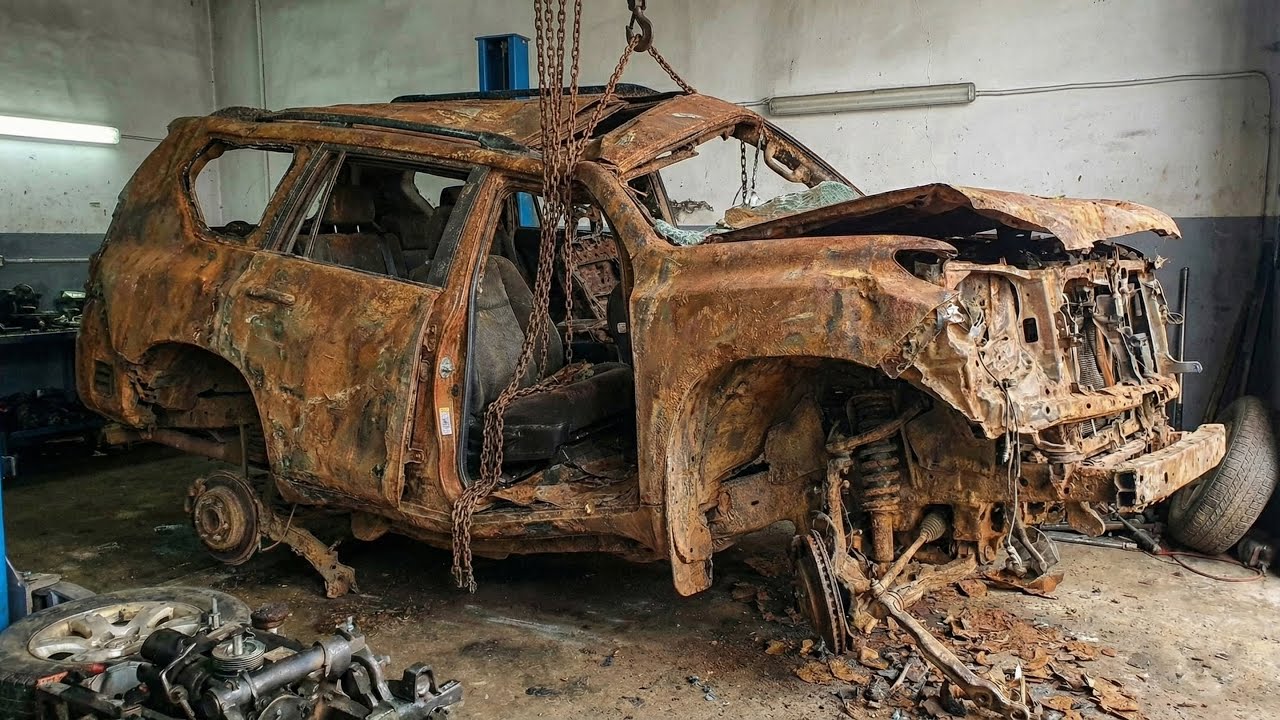 Abandoned Toyota Land Cruiser Prado Full Restoration! Complete Repair, Rust Fix & Detailing