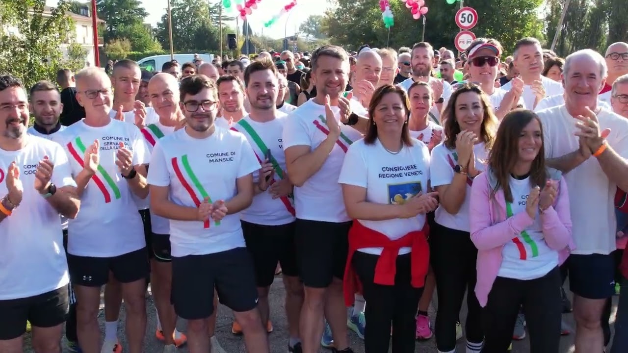 4K FOOTAGE  CORSA PODISTICA CAMPOCERVARO 2025💯💯