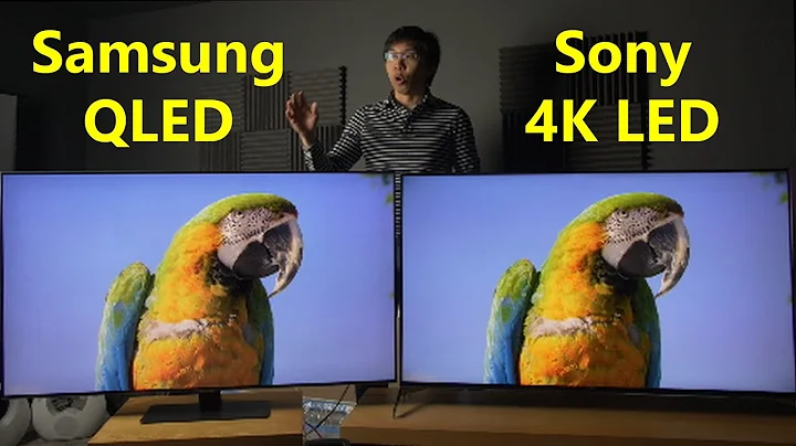 Samsung QLED vs Sony 4K LED TV Comparison (Upscaling, HDR, Game Mode)