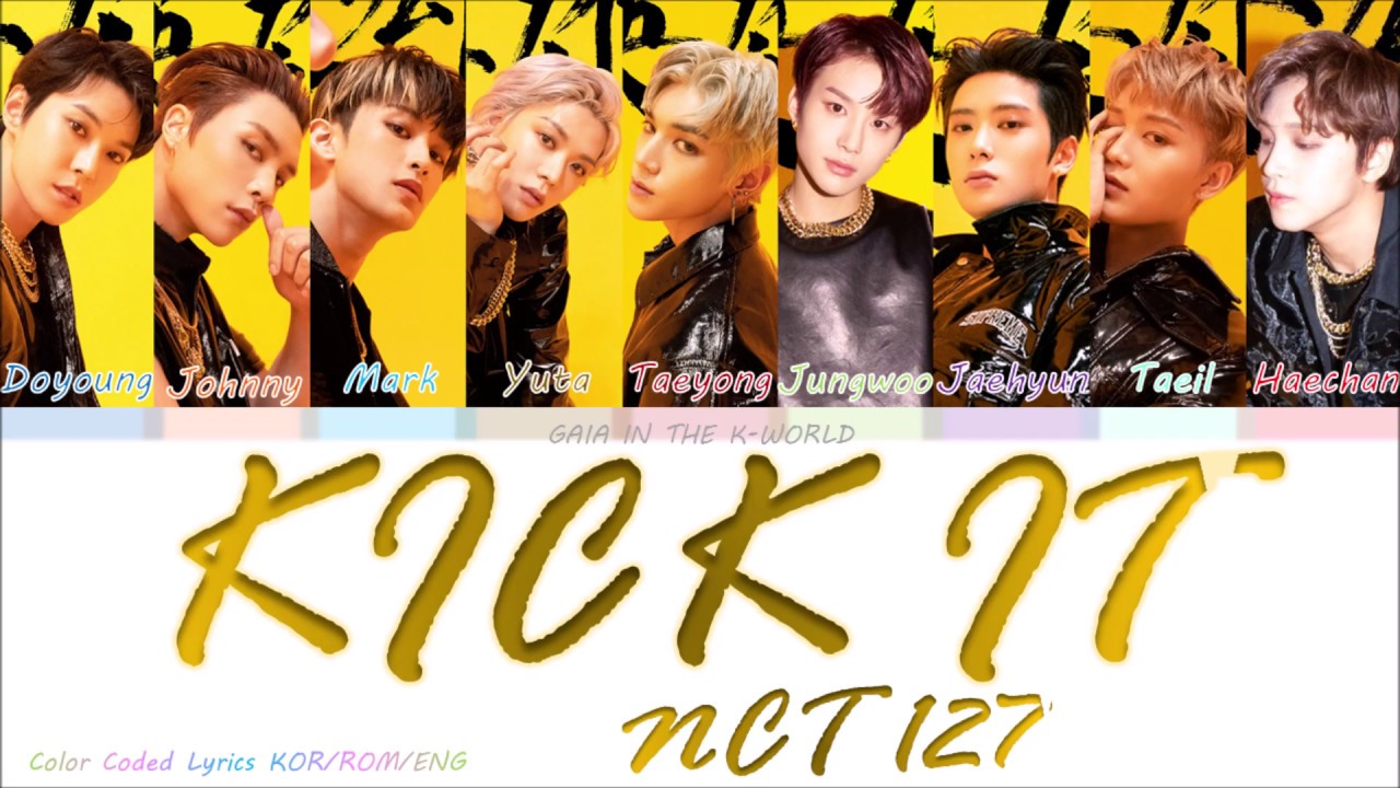 nct 127 kick it lyrics english nct 127 kick it lyrics english