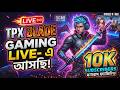 🔴 FREE FIRE LIVE: CUSTOM ROOM MATCH ALL GAMEPLAY 🎮 JOIN NOW 🔥 TPX BLADE 10K