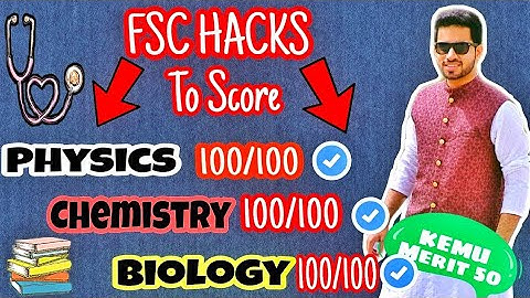 FSC Guide| How I Scored Full Marks In Physics Chemistry Biology?@drhamzaashraf