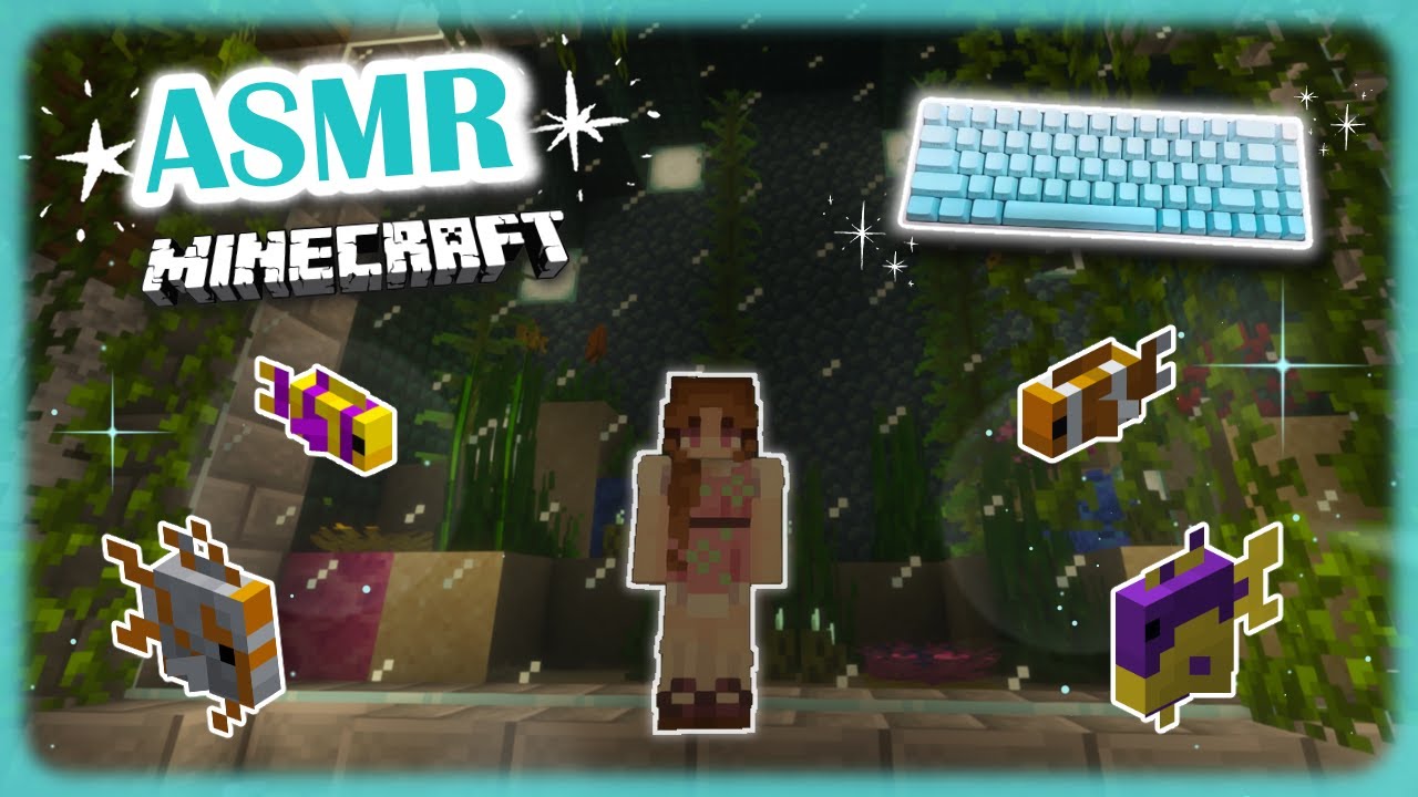 Minecraft ASMR ♡ – Base Interior 🐟 Whispered Gameplay & Tapping Sounds 🌿