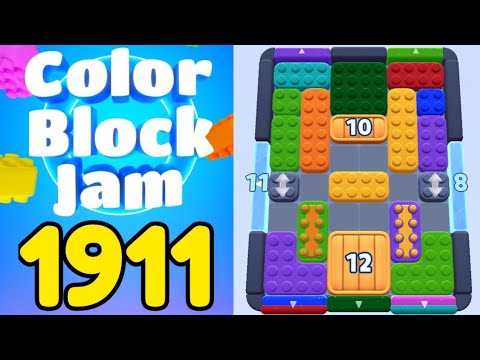 Color Block Jam Level 1911 Solution