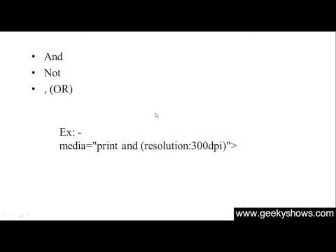 64. Example of Media Attribute in HTML (Hindi)