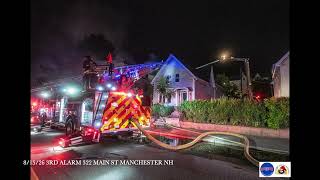 8/15/26 3rd alarm 322 Main ST Manchester NH Top 10 Photos