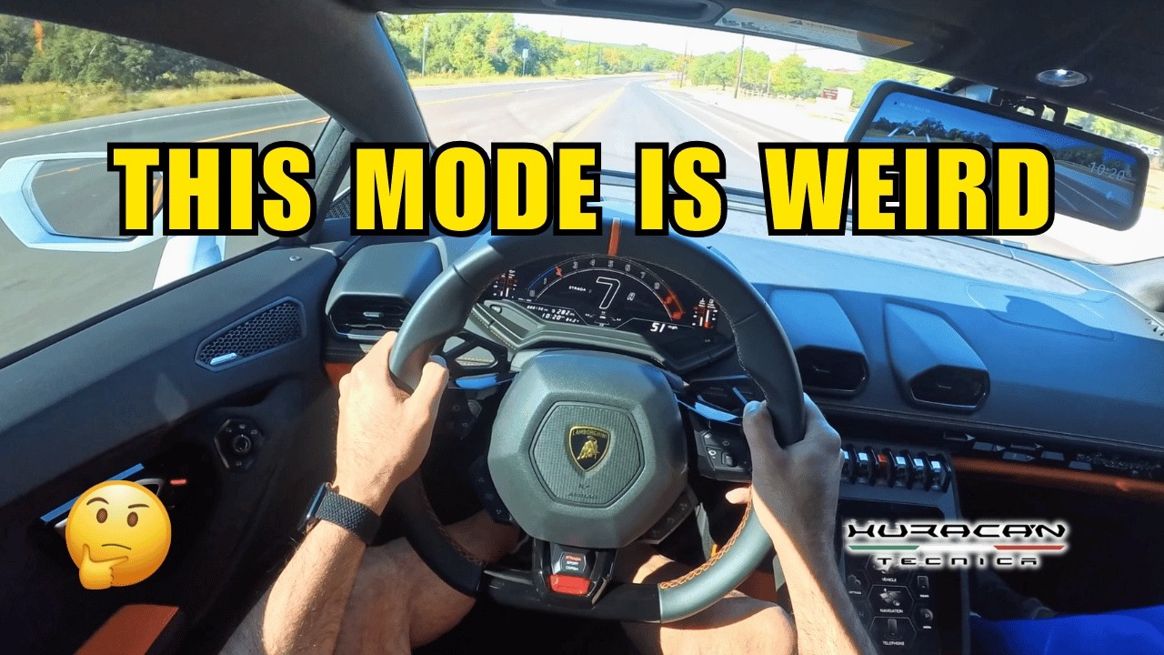 POV: Why Did Lamborghini Even Add Strada Mode? | Huracan Tecnica V10