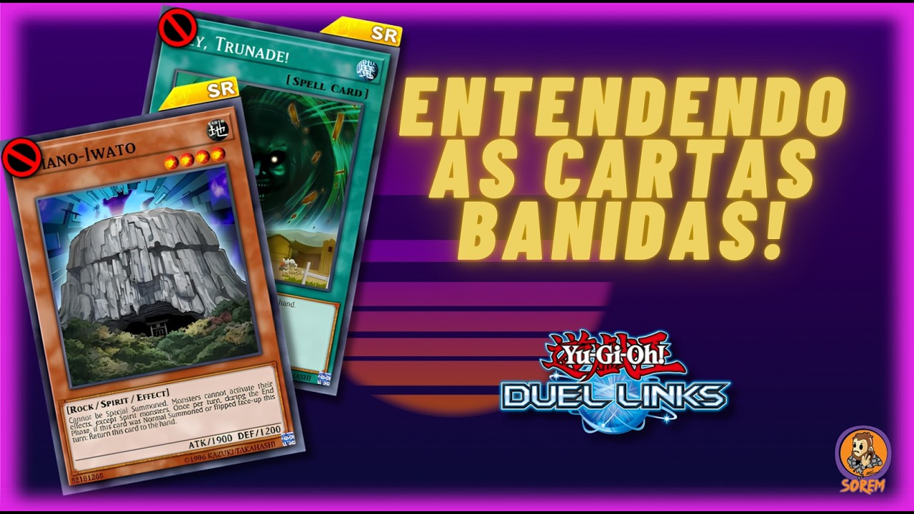 EXPLICANDO TODAS AS CARTAS BANIDAS! Yu-Gi-Oh! Duel Links