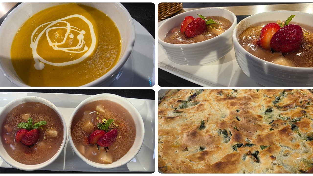 Supë kremoze me karota,'shapkat'-receta tradicionale dhe kisel me fruta te freskëta/ Recetat e ditës