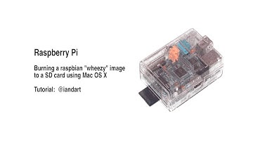 Burning a raspbian wheezy image to a SD card using Mac OS X