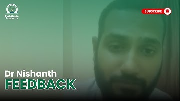 Dr Nishanth | Candidate Feedback | PLAB GUIDE ACADEMY