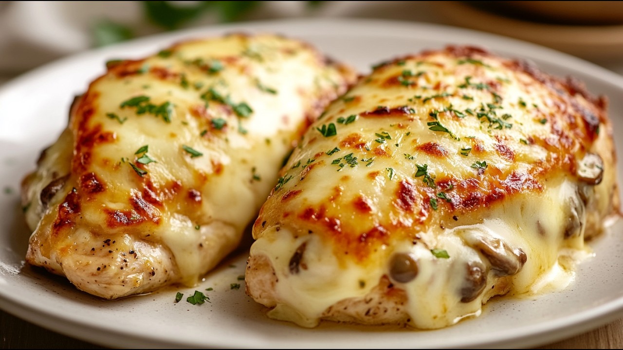 Невероятно вкусная фаршированная куриная грудка — тает во рту! Лучше, чем в ресторане!