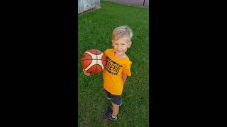 5 Years Old Basketball Player Domas Janušonis 16/16 Jumpshots made (Lithuania)