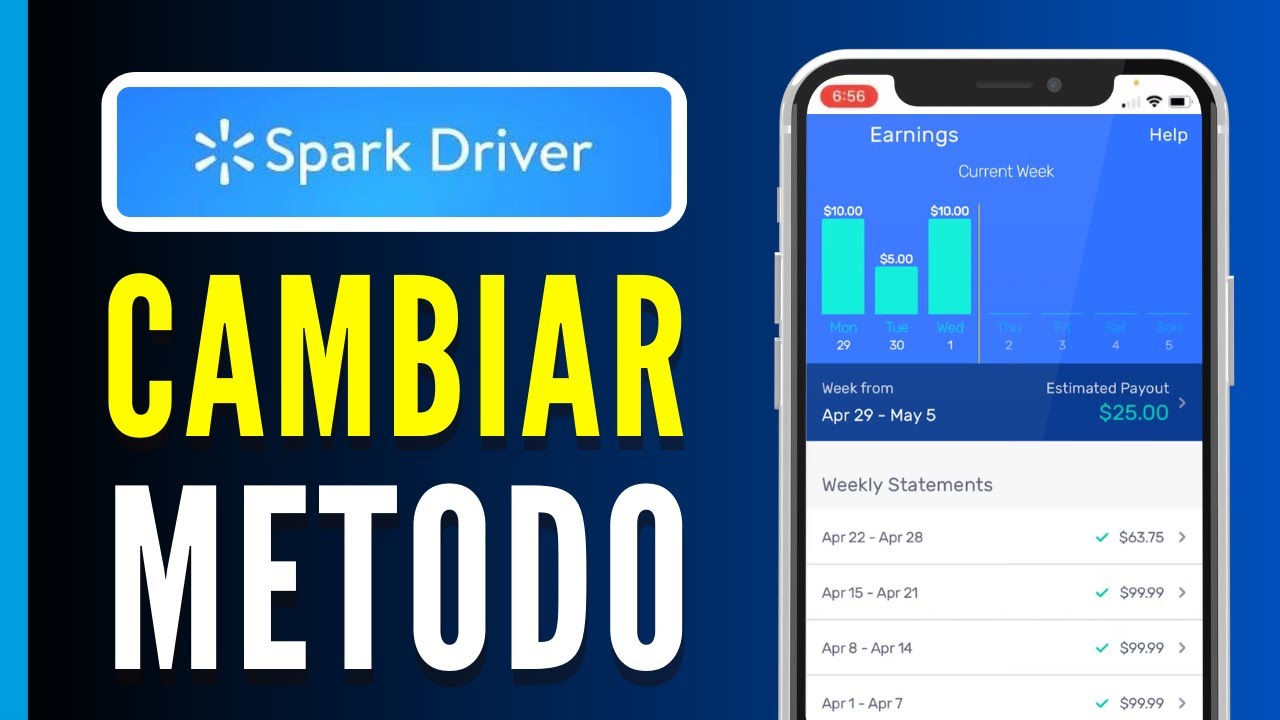 Como CAMBIAR el Metodo de PAGO en Spark Driver - Paso a Paso (2024)