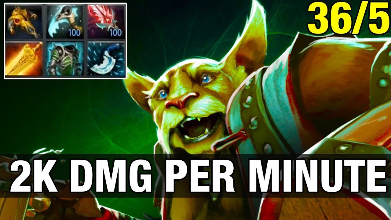 2K DMG PER MINUTE - Chessie 9K Plays Brewmaster 36/5 - Dota 2
