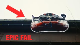 I Threw My $5,000 Raft Off A Bridge! (EPIC FISHING FAIL)