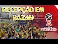 TORCIDA BRASILEIRA RECEBENDO A SELEÇÃO EM KAZAN