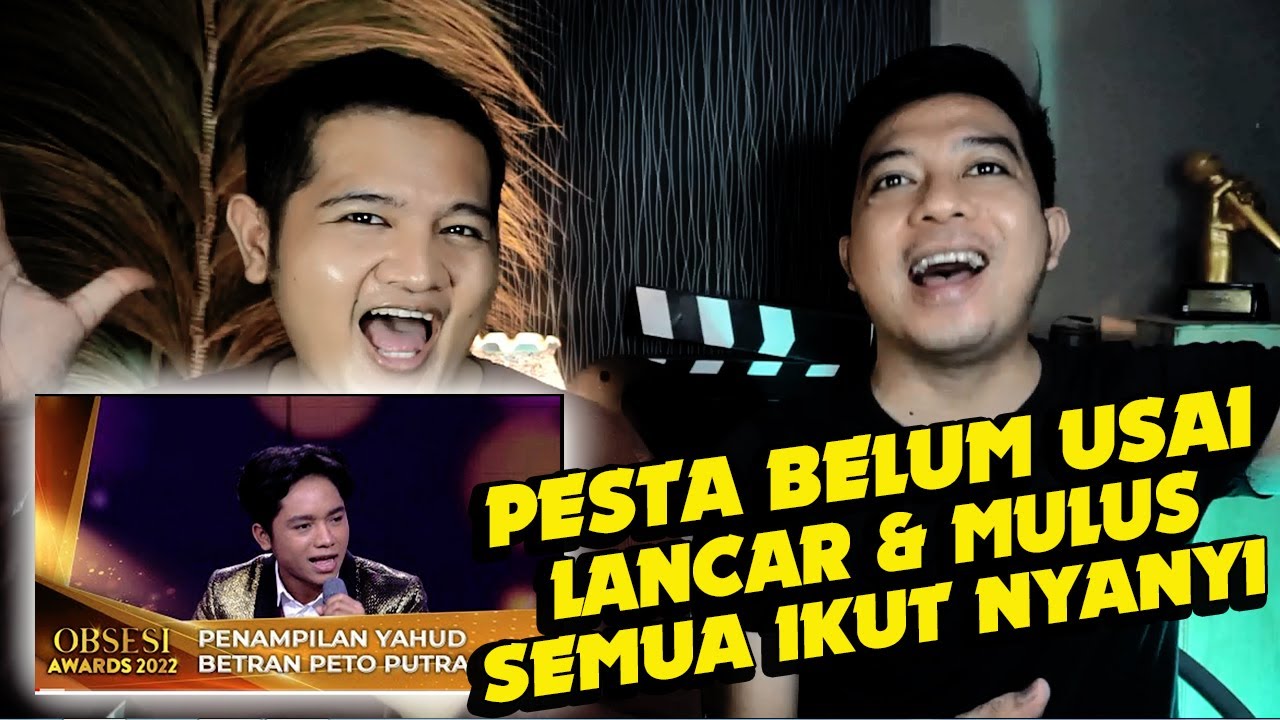 Betrand Peto Putra Onsu Pesta Obsesi Award 2022. Bikin semua nyanyin bareng.