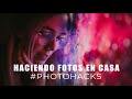Ideas para HACER FOTOS EN CASA 🏠🏠 Photo Hacks DIY