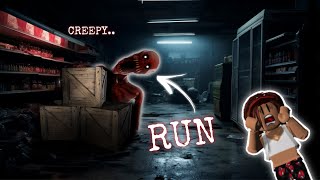 working a NIGHT SHIFT at a VHS store.. -The Midnight Terror Roblox screenshot 4