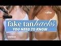 Best fake tan hacks you need to know  fake tan routine at home part 2