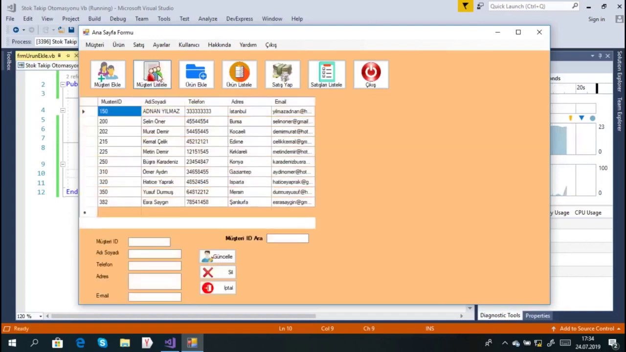 VB.Net Stok Takip Otomasyonu-7(Ürün Ekleme-1) - YouTube