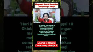 Mahfud MD Resmi Jadi Cawapresnya Ganjar Pranowo #ganjarpranowo #mahfudmd #shorts