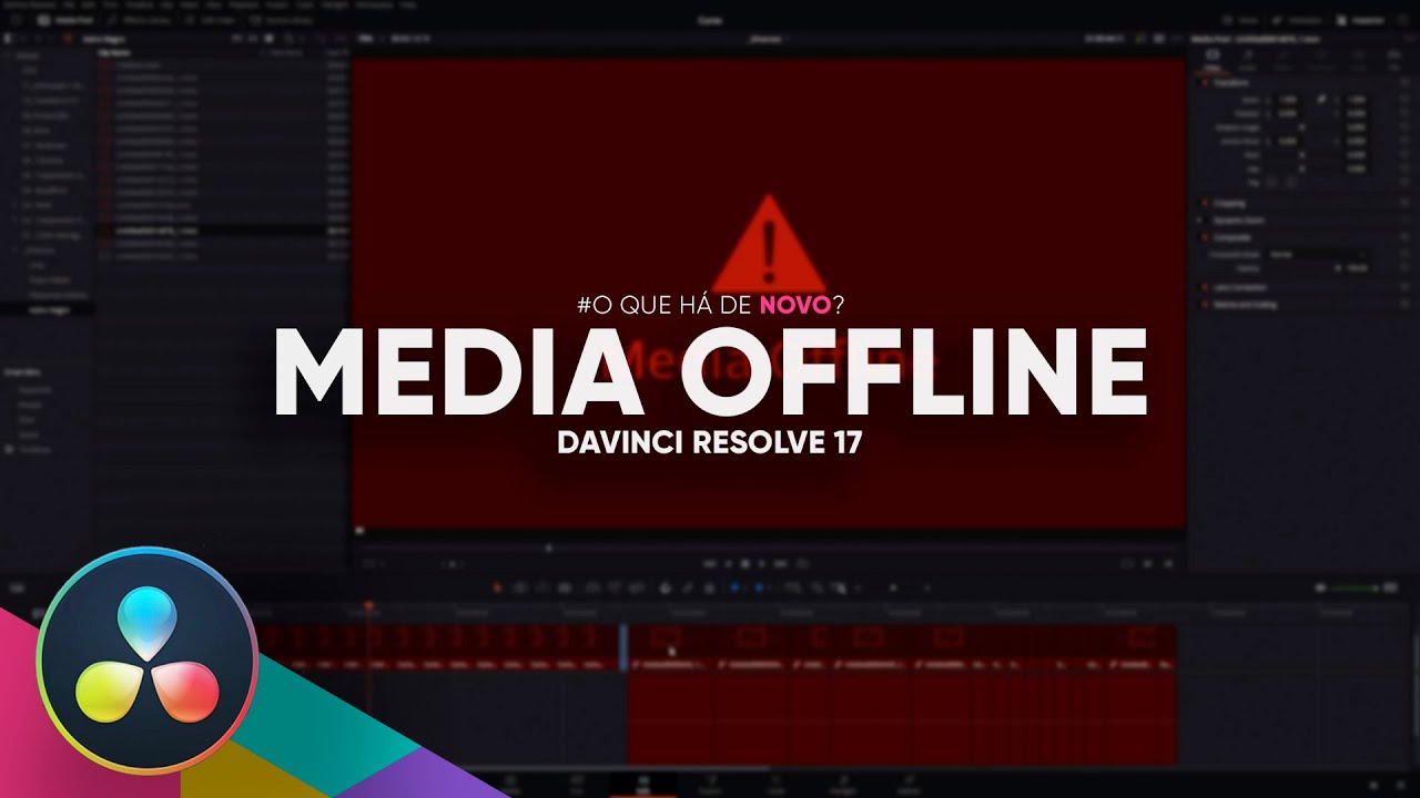 DAVINCI resolve 17. Media offline DAVINCI. Медиа оффлайн. DAVINCI resolve logo vector.