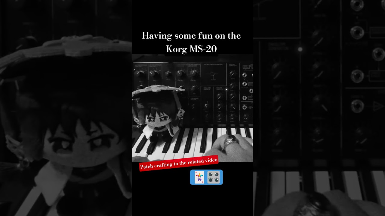 Having fun with my Korg MS-20 