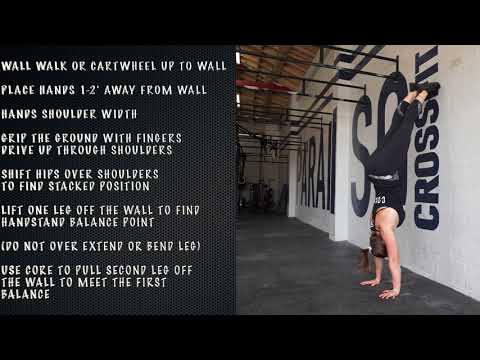 Wall Facing Handstand Floater to Hold - Paradiso Gymnastics
