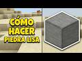 Cómo hacer Piedra Lisa (Smooth Stone) en Minecraft 26.1