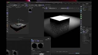 C4D 2024 Tutorial 10 Environmental Lighting and Fog in RS Part 3 Localized Fog using Volume Builder