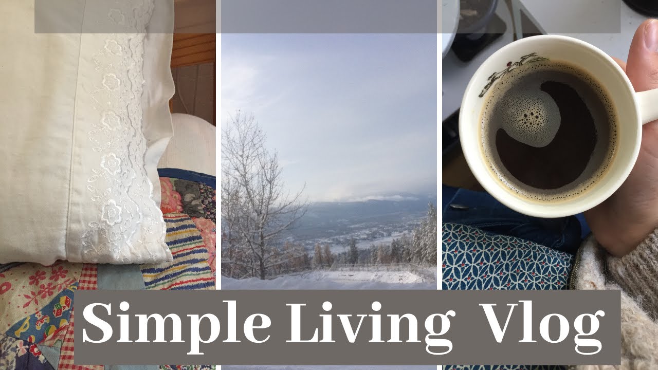 Simple living vlog day in the life snowball fight ditl vlog youtube