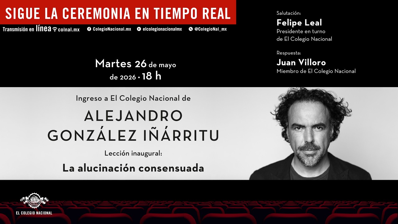 Ceremonia de ingreso de Alejandro González Iñárritu