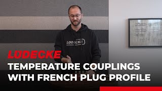 Temperature Regulation Quick Connect Coupling System with French Plug Profile - Series ESF