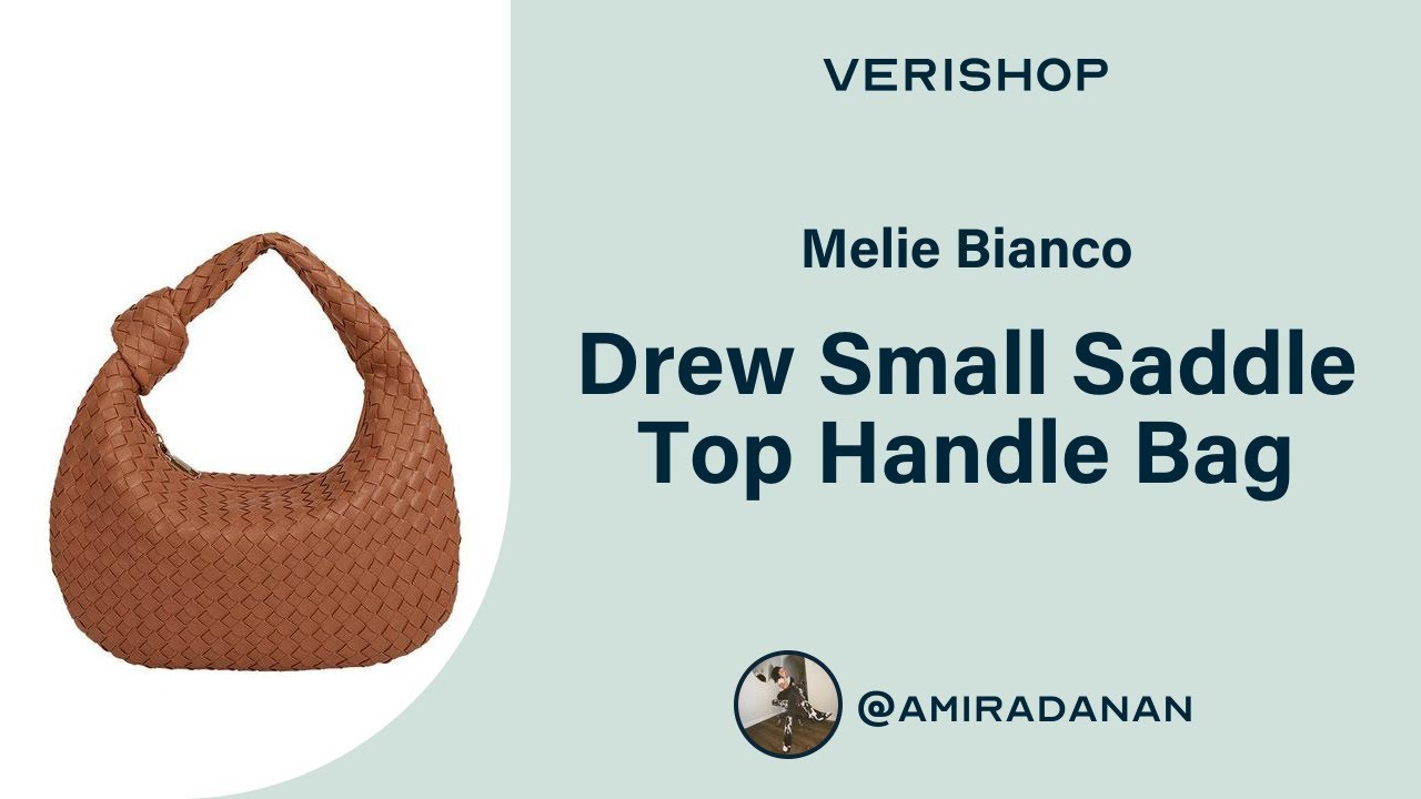 Melie Drew Small Saddle Top Handle Review - YouTube