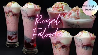 Royal Falooda Recipe in Tamil | Homemade Semiya(Sev) | Summer Special Dessert |  Kids Special Recipe