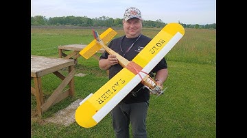 Vintage RC Holt Tajmer from 1970s with OS Max 10 Retro flight